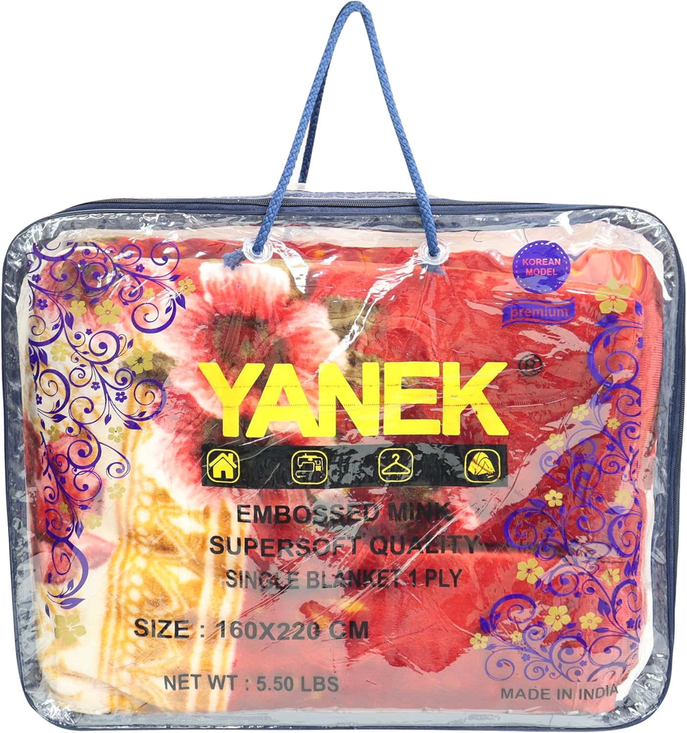 Wholesale Blankets UAE | Yanek King Size Mink Fleece Blanket