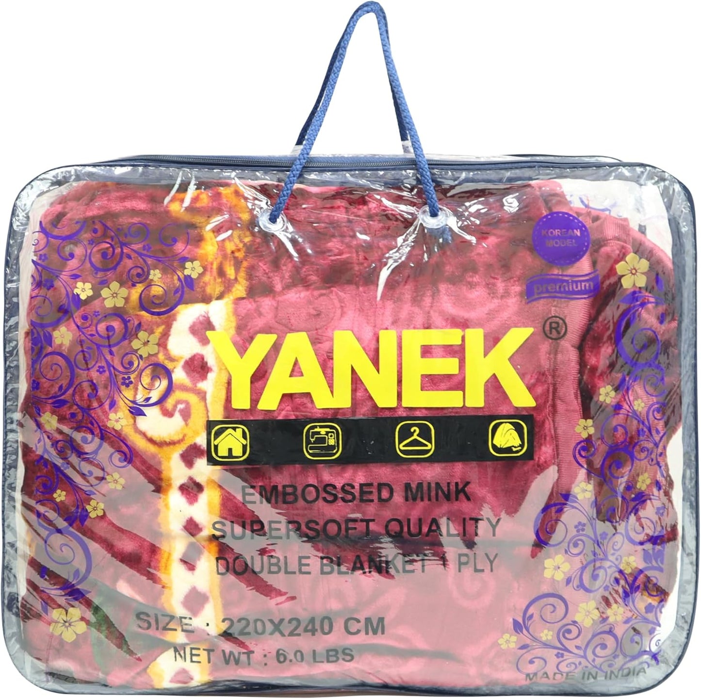 Wholesale Blankets UAE | Yanek King Size Mink Fleece Blanket
