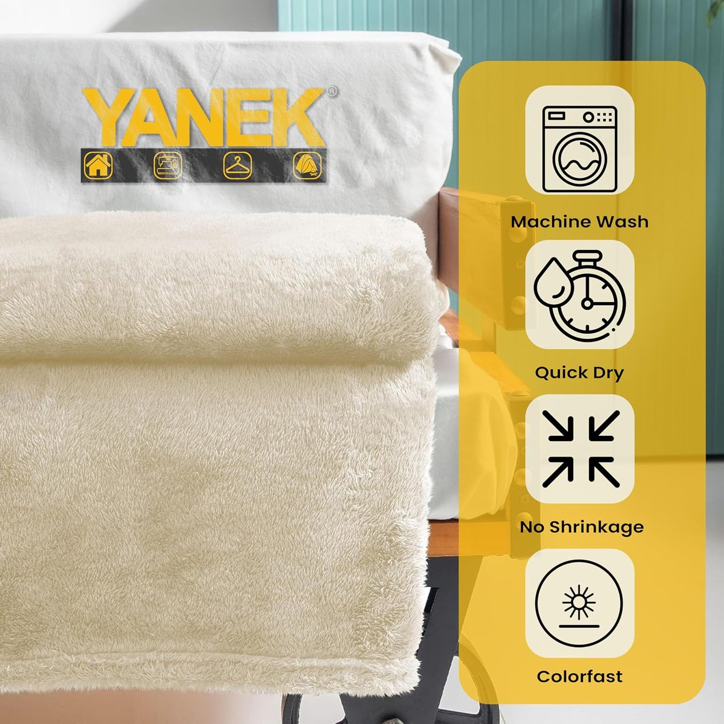 Wholesale Blanket UAE | Yanek Ultra-Soft Double Micro Fleece Flannel Blanket