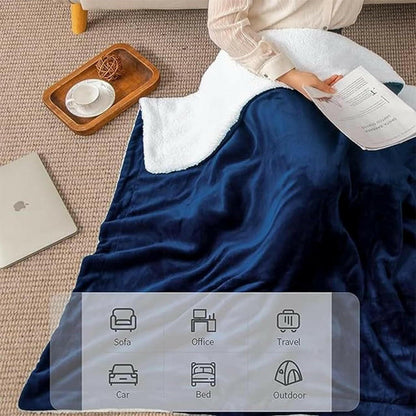 Yanek Polyester Micromink Sherpa Blanket FACTORY DIRECT PRICES CALL NOW +971 50 167 6469 DNYWHOLESALE.